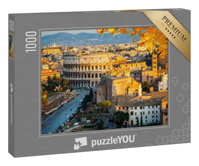 Puzzle 1000 Teile „Beeindruckendes Kolosseum in Rom, Italien“