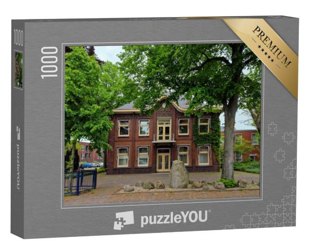 Puzzel 1000 stukjes „Voormalig stadhuis van het Nederlandse dorp Sellingen, Groningen“