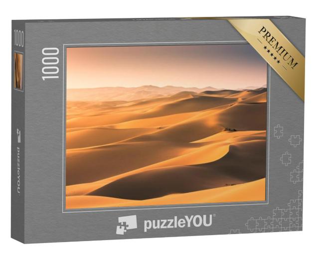 Puzzel 1000 stukjes „Mongolië: zandduinen in de Gobiwoestijn“