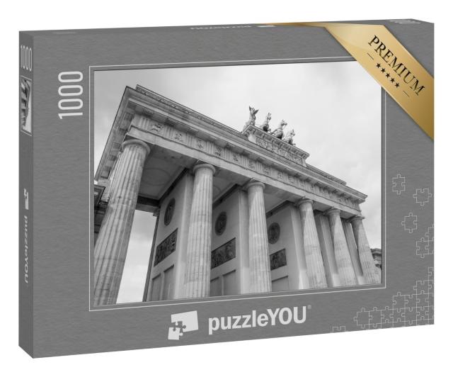 Puzzle „Das Brandenburger Tor als berühmtes Wahrzeichen von Berlin “