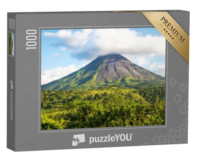 Puzzel 1000 stukjes „Indrukwekkende Arenal vulkaan in Costa Rica“