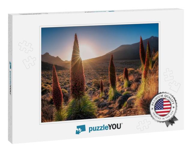 Landscape of Tenerife, Canary Islands... Jigsaw Puzzle
