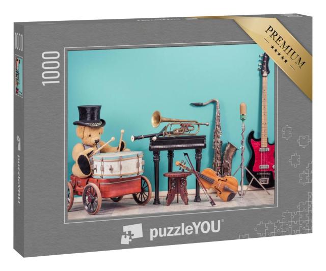 Puzzle 1000 Teile „Sammlung von Vintage-Spielsachen“