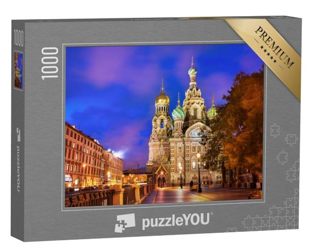 Puzzel 1000 stukjes „Kerk van de Verrijzenis van Christus, St. Petersburg, Rusland“