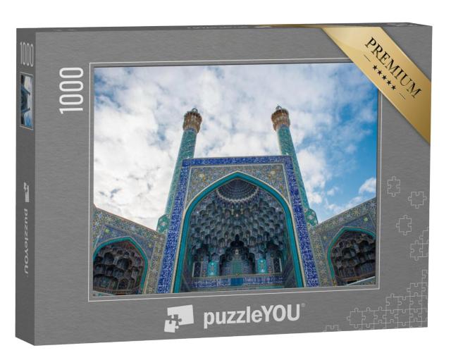 Puzzel 1000 stukjes „Ingang tot de Shah Moskee in Isfahan, Iran“