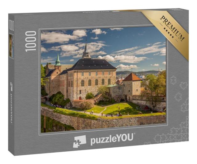 Puzzle 1000 Teile „Festung Akershus von Oslo, Norwegen“