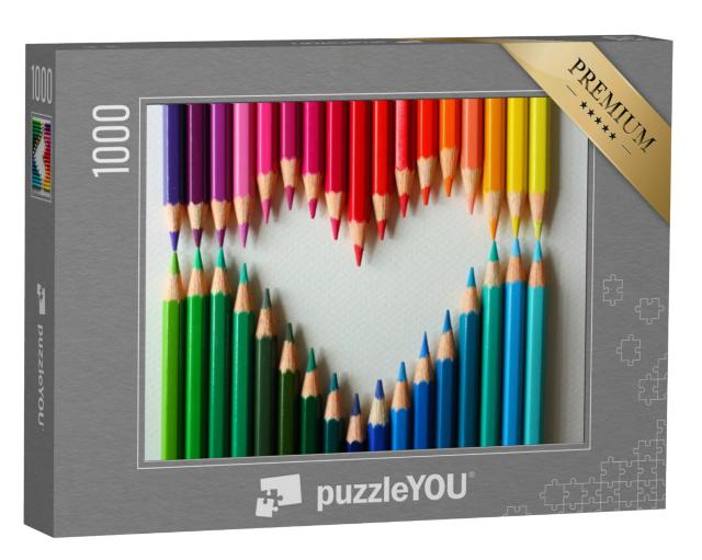 Puzzel 1000 stukjes „Kleurpotloden“