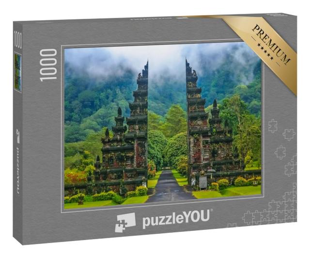Puzzle 1000 Teile „Tore zu einem der Hindu-Tempel auf Bali in Indonesien“