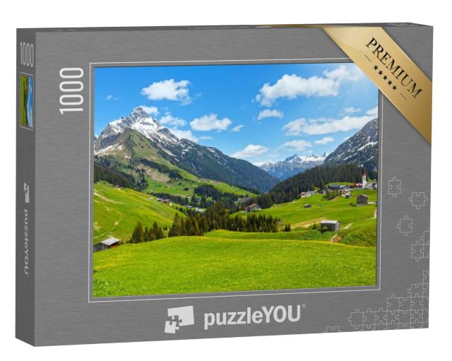 Puzzel 1000 stukjes „Zomers uitzicht op de Biberkopf“