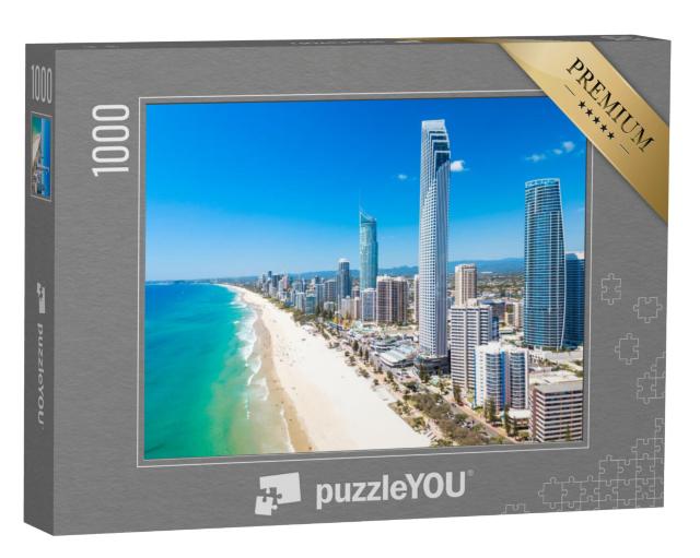 Puzzel 1000 stukjes „De wijk Surfers Paradise in de stad Gold Coast, Australië“