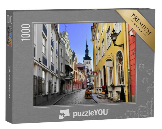 Puzzel 1000 stukjes „Pittoreske oude stad van Tallinn, Estland“