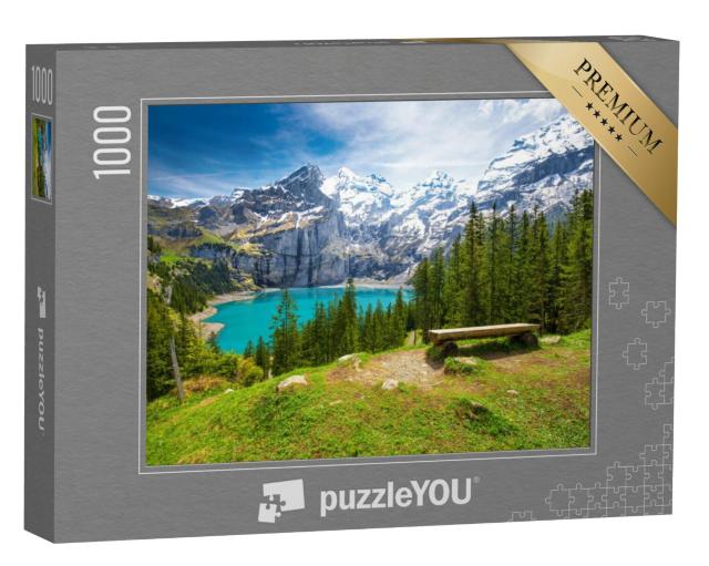 Puzzel 1000 stukjes „Kandersteg, Berner Oberland, Zwitserland“