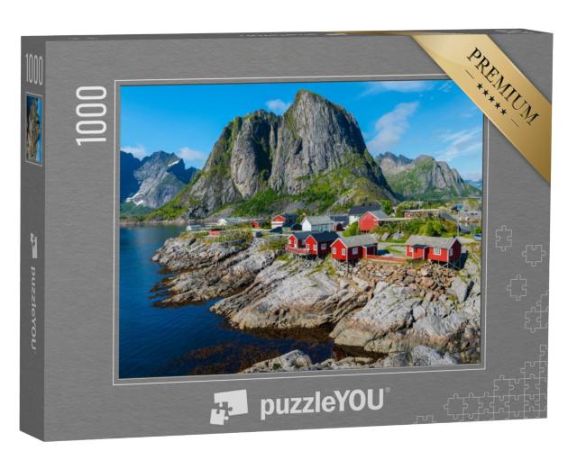 Puzzel 1000 stukjes „Zomerlandschap op de Lofoten, Noorwegen“