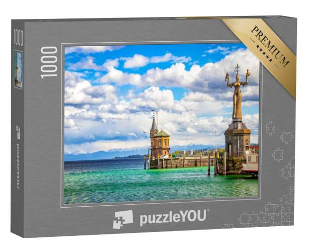 Puzzel 1000 stukjes „De stad Konstanz aan het Bodenmeer“