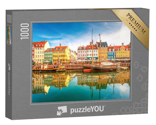 Puzzel 1000 stukjes „Nyhavn in Kopenhagen“