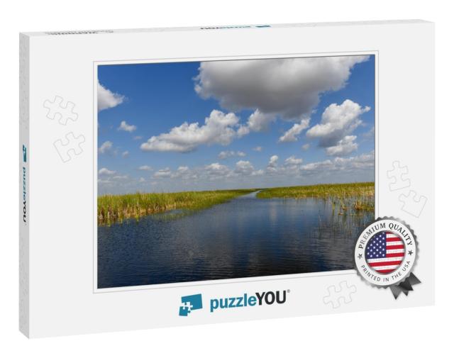 Florida Wetland in the Everglades National Park in Usa. P... Jigsaw Puzzle