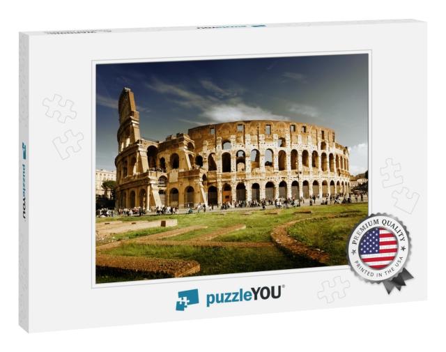 Colosseum in Rome, Italy... Jigsaw Puzzle