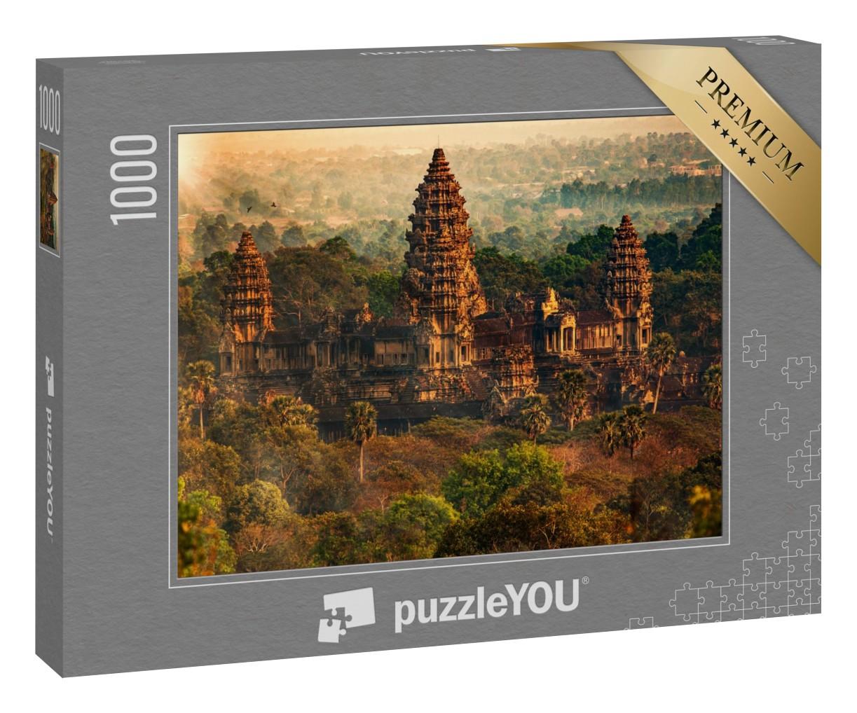 Puzzle 1000 Teile „Angkor Wat, Tempelanlage in Kambodscha“