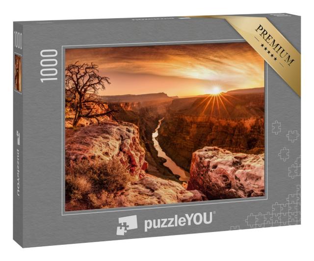 Puzzle 1000 Teile „Spektakulärer Sonnenaufgang am Grand Canyon, USA“