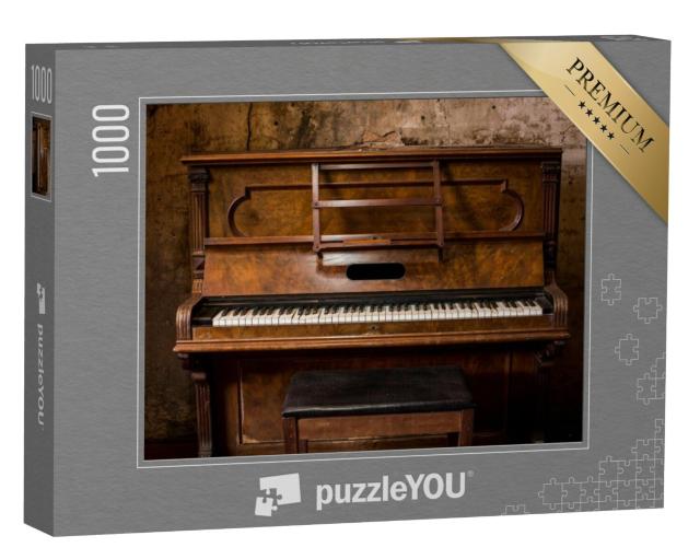 Puzzel 1000 stukjes „Prachtige oude piano“