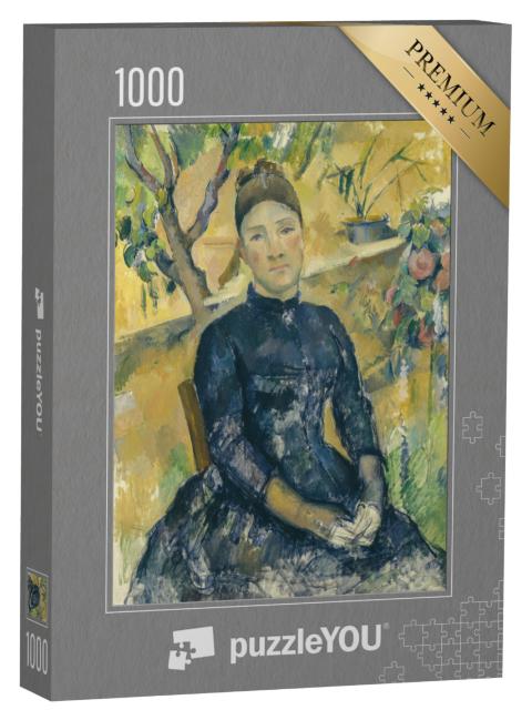 Puzzel 1000 stukjes „Paul Cézanne - Madame Cézanne aan het Conservatorium“