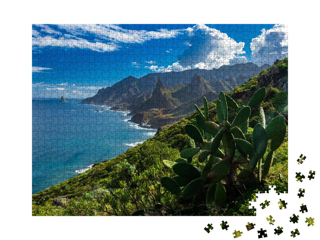 Puzzle 1000 Teile „Wildes Anaga-Gebirge im Norden von Teneriffa“