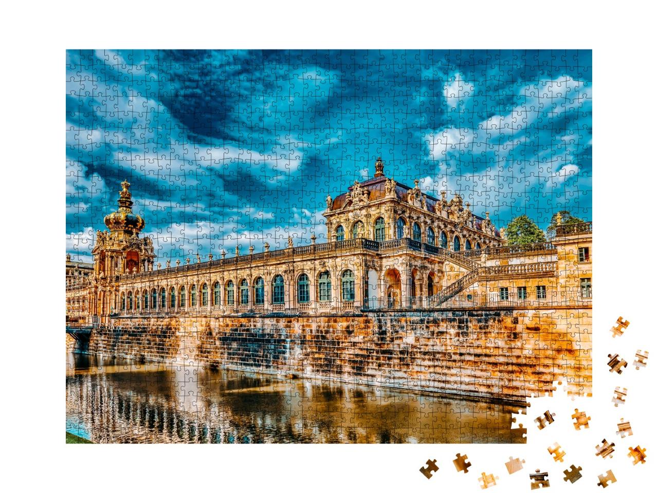 Puzzle 1000 Teile „Zwingerpalast: Dresdner Zwinger, Sachsen, Deutschland“