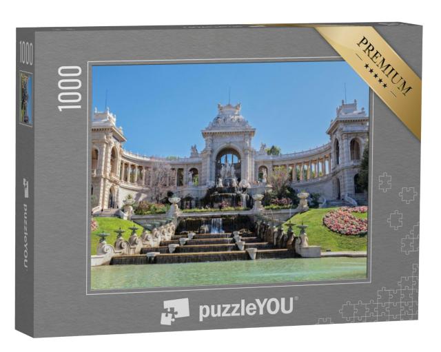 Puzzel 1000 stukjes „Palais Longchamp in Marseille, Frankrijk“