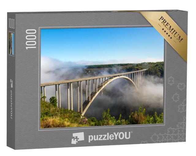 Puzzel 1000 stukjes „Brug beroemd om bungeejumps in het Garden Route district, Zuid-Afrika“