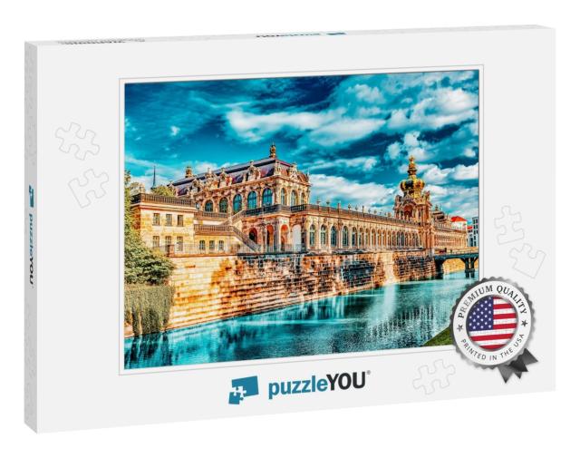 Zwinger Palace Der Dresdner Zwinger Art Gallery of Dresde... Jigsaw Puzzle