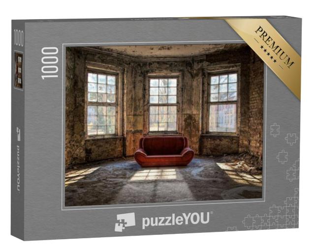 Puzzel 1000 stukjes „Oude verlaten kamer“