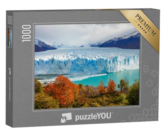 Puzzel 1000 stukjes „De Perito Moreno-gletsjer in het nationaal park Los Glaciares, Santa Cruz, Argentinië“