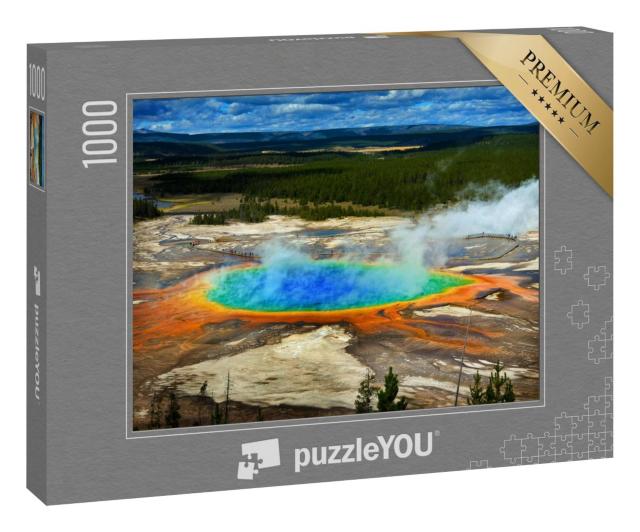 Puzzle 1000 Teile „Grand Prismatic Spring, Yellowstone National Park, USA“