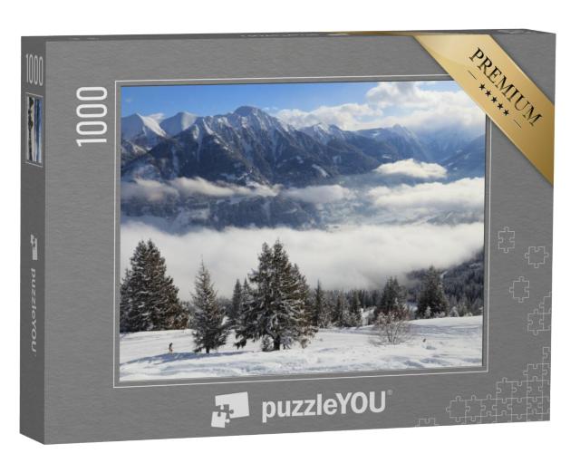 Puzzel 1000 stukjes „Skigebied Bad Gastein“