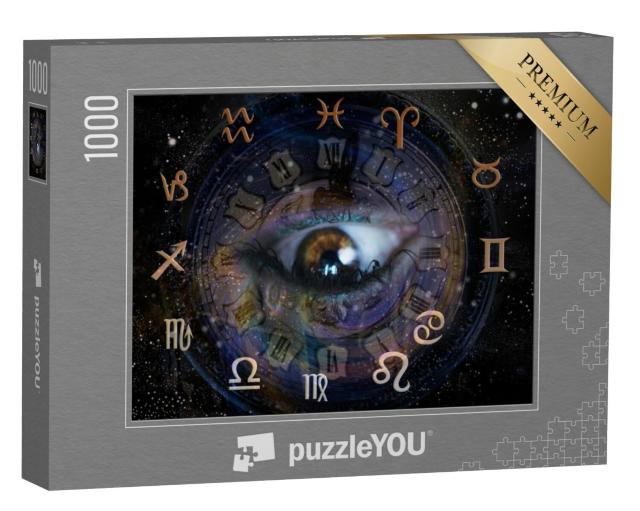 Puzzel 1000 stukjes „Astrologie, twaalf tekens van de dierenriem“