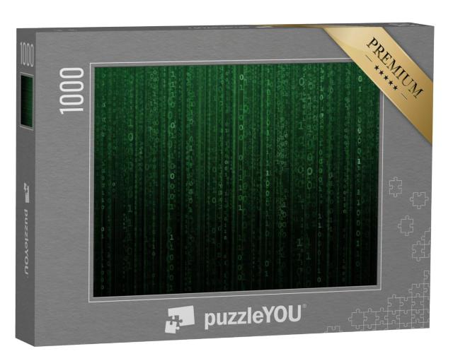 Puzzel 1000 stukjes „Binaire code in virtuele realiteit“