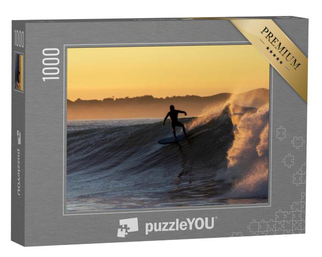 Puzzel 1000 stukjes „Surfen bij zonsopgang“