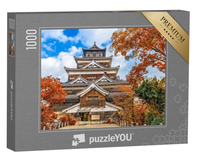 Puzzel 1000 stukjes „Kasteel Hiroshima in Hiroshima, Japan“