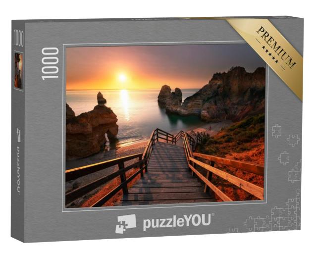 Puzzel 1000 stukjes „Baai bij Ponta da Piedade, Algarve, Portugal“