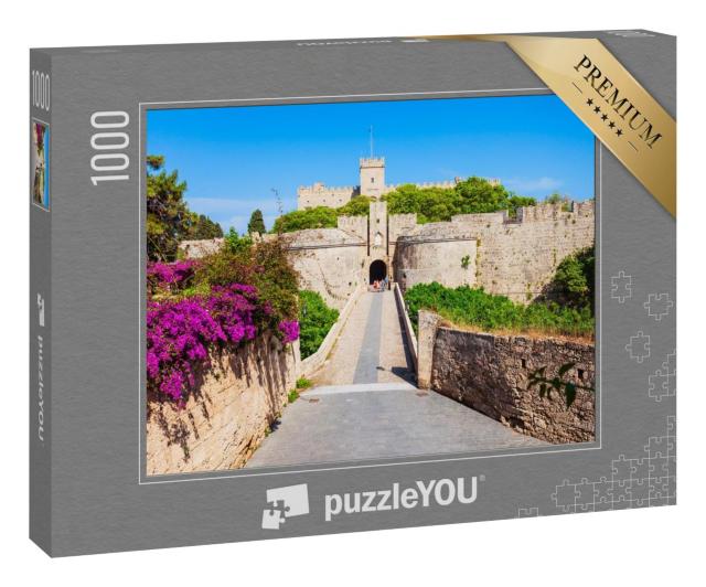 Puzzle 1000 Teile „Altstadt von Rhodos, Griechenland“