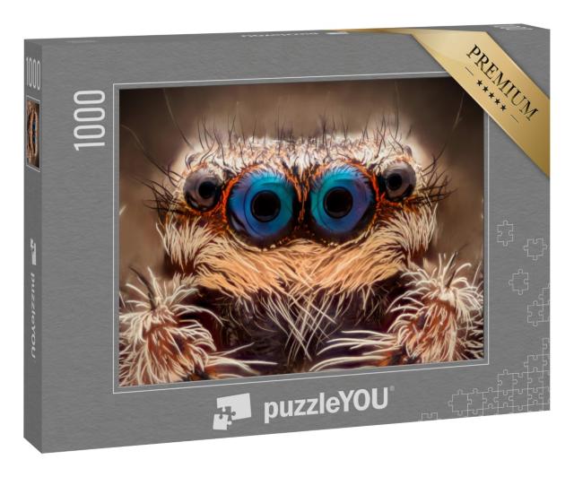 Puzzle 1000 Teile „Makrofotografie: Eine Vogelspinne“