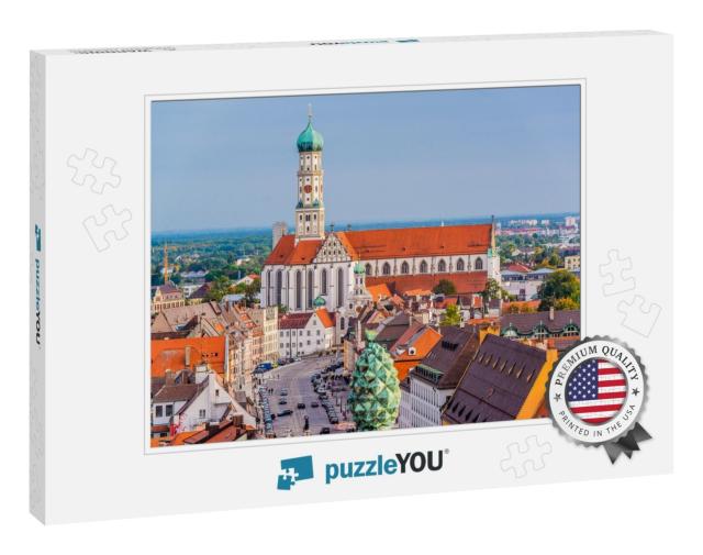 Augsburg, Germany Skyline with Cathedrals... Jigsaw Puzzle