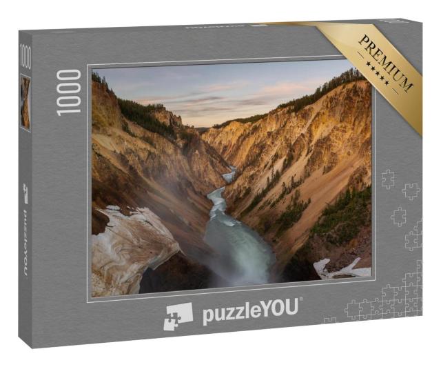 Puzzle 1000 Teile „Grand Canyon des Yellowstone-Nationalparks, USA“