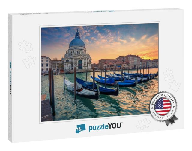 Venice. Cityscape Image of Grand Canal in Venice, with Sa... Jigsaw Puzzle