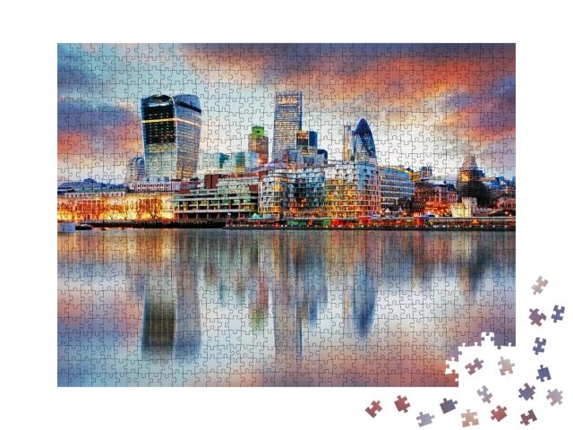 Puzzle 1000 Teile „Londoner Skyline“