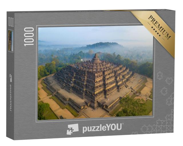 Puzzel 1000 stukjes „Grootste boeddhistische tempel ter wereld“