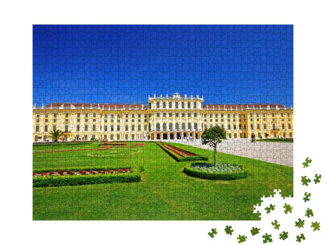 Puzzle 1000 Teile „Schloss Schönbrunn in Wien, Österreich“