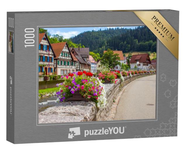 Puzzel 1000 stukjes „Schiltach in het Zwarte Woud, Duitsland“