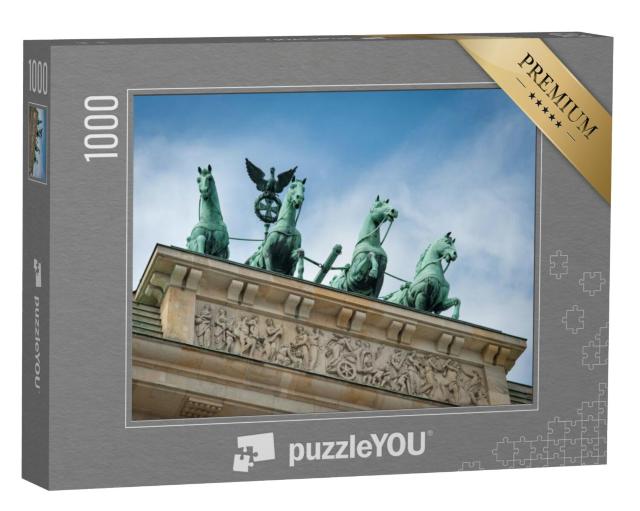 Puzzel 1000 stukjes „Close-up van de Brandenburger Tor, Berlijn“