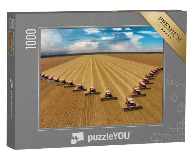 Puzzel 1000 stukjes „Sojabonenoogst in Brazilië“